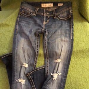 BKE Stella distressed skinny jeans